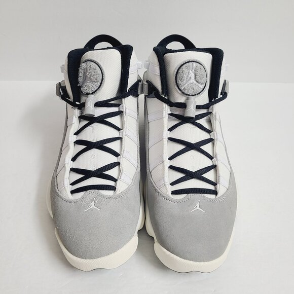 Nike Air Jordan 6 Rings Basketball Shoes FJ4650-077 Size 10 Light Smoke Gray main image 11